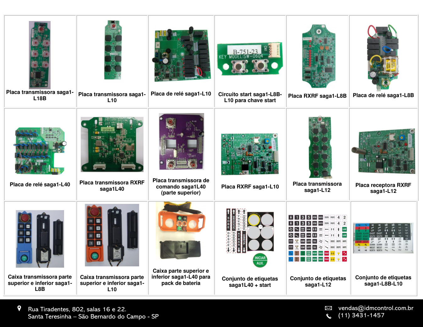 Placas e conjuntos circuitais